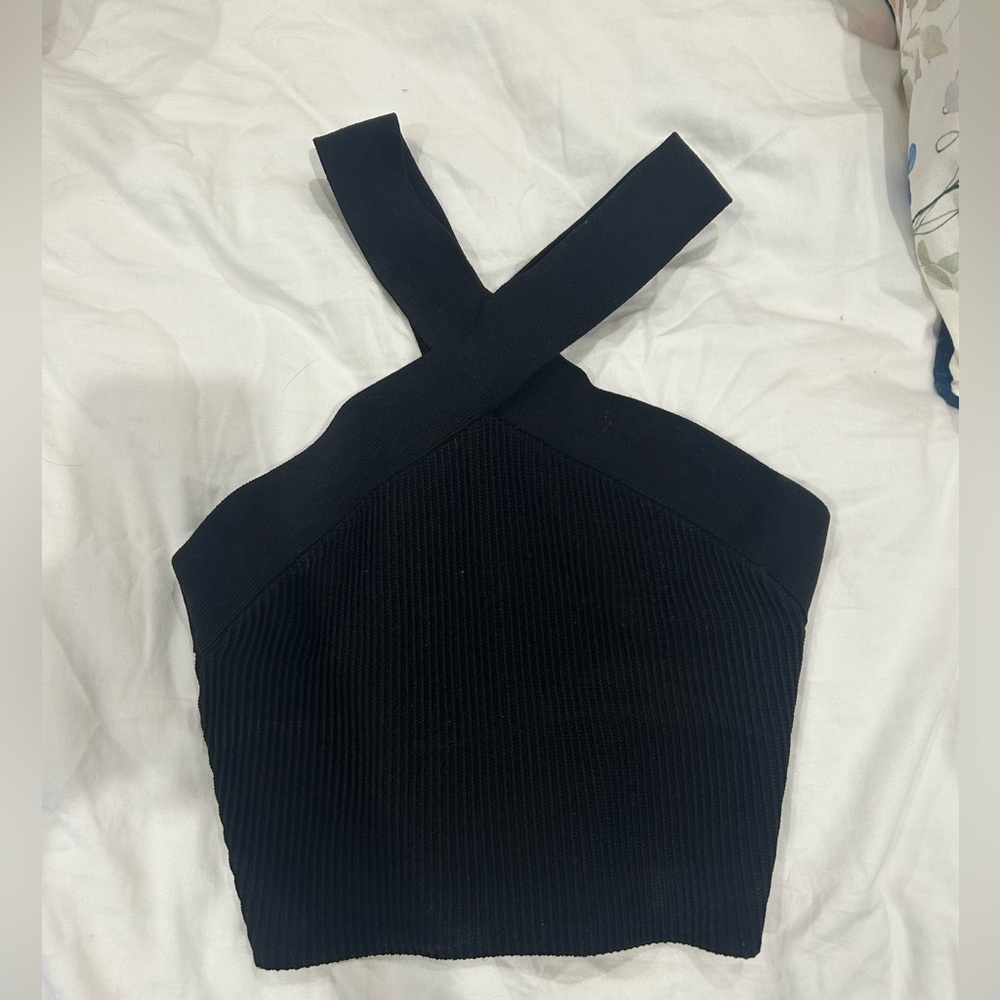 Aritzia Sculpt Knit Criss Cross Tank